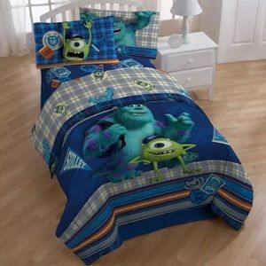 Disney monsters university twin bedding set